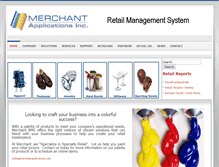 Tablet Screenshot of merchantapplications.com